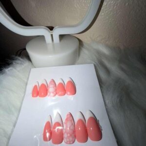Blush Marble Tips